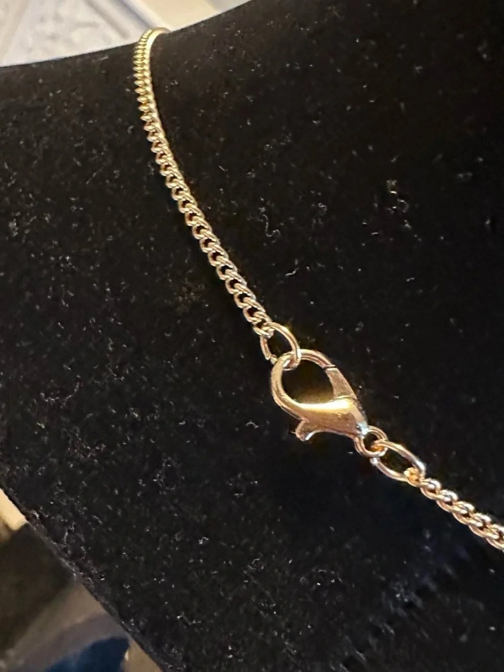 Self hand made pearl star fish shell golden necklace.